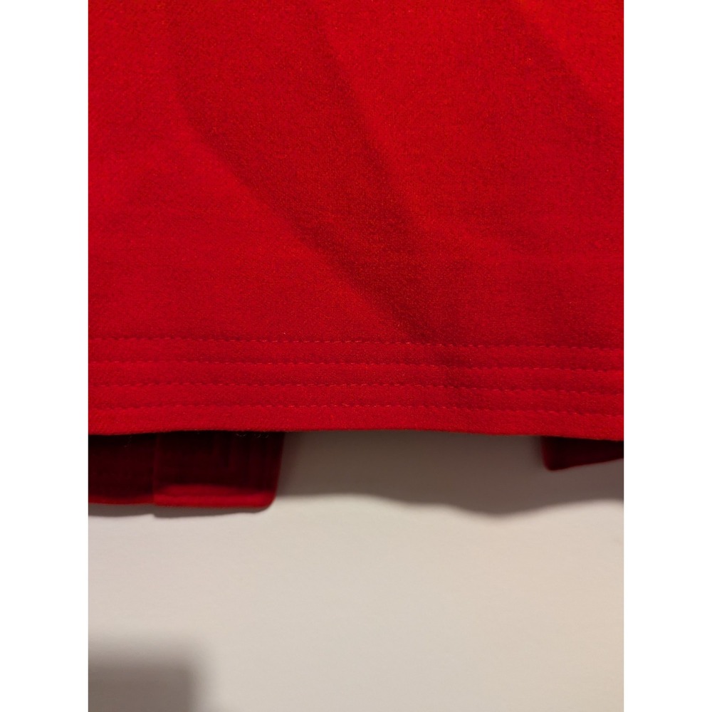 Vintage Pendleton Red 100% Wool Open Cropped Jacket Blazer Size XS Petite USA - Picture 4 of 8